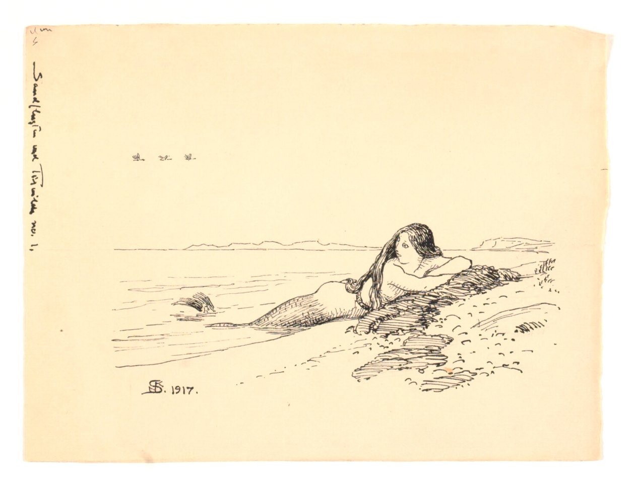 Sandflugten ved Tisvilde "插图 作者 尼尔斯·斯科夫加德