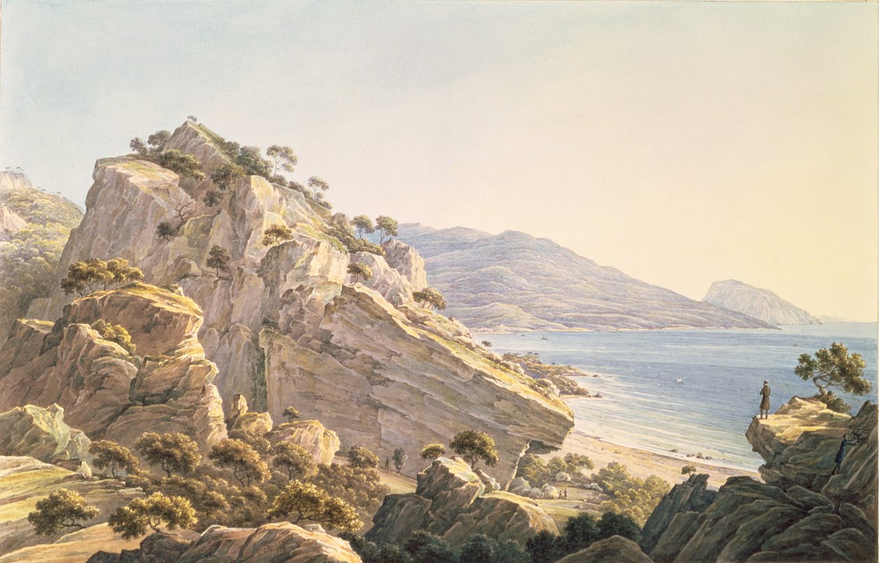 克里米亚半岛海岸的看法在Oreanda附近的，1834年 作者 尼康诺·格里高维切·切尔涅佐夫