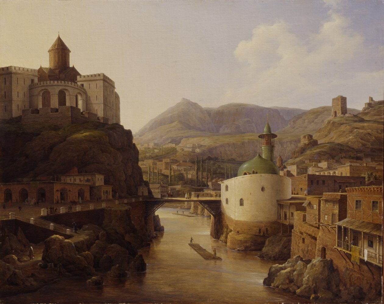 提夫利斯风景，1839年 作者 尼康诺·格里戈里耶维奇·切尔涅佐夫