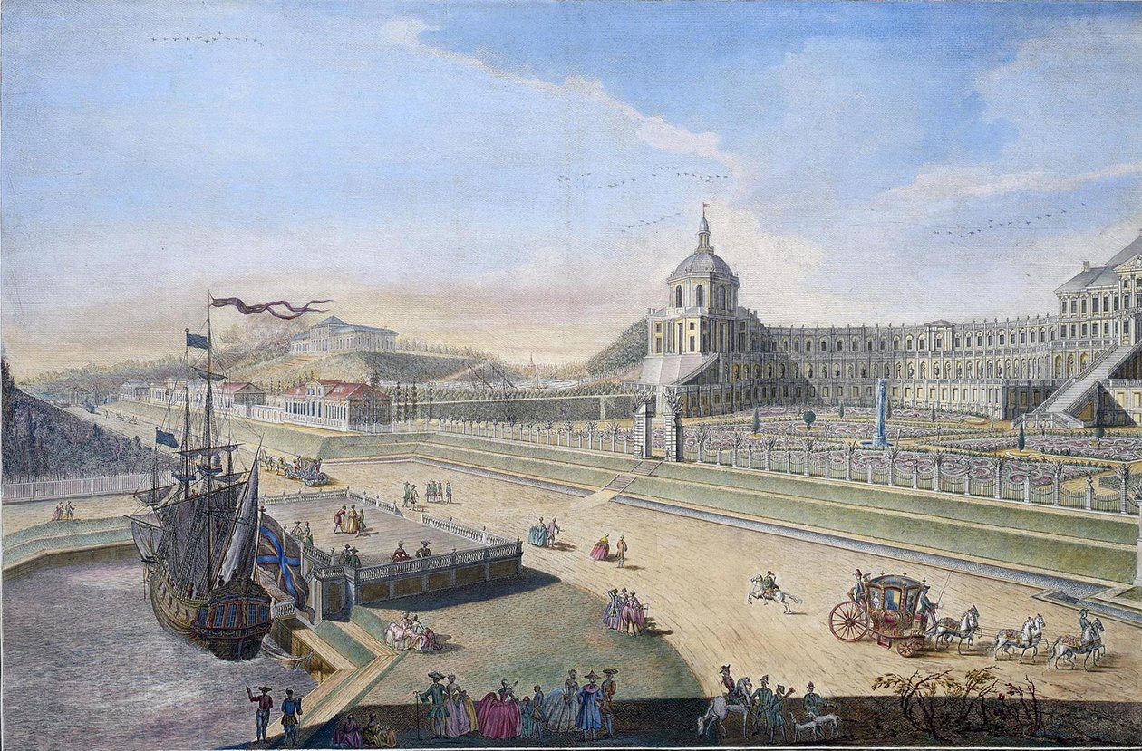 奥拉宁鲍姆的景色，1761年 作者 尼基塔·费奥多罗维奇·切尔纳科夫