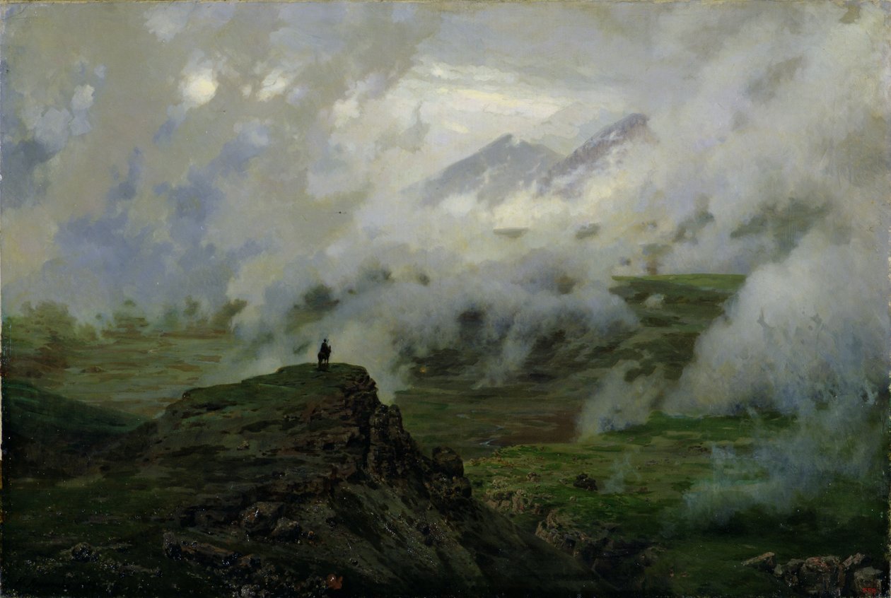 1894年，埃尔布鲁士山，俄罗斯 作者 尼古拉·亚历山德罗维奇·雅罗斯申科