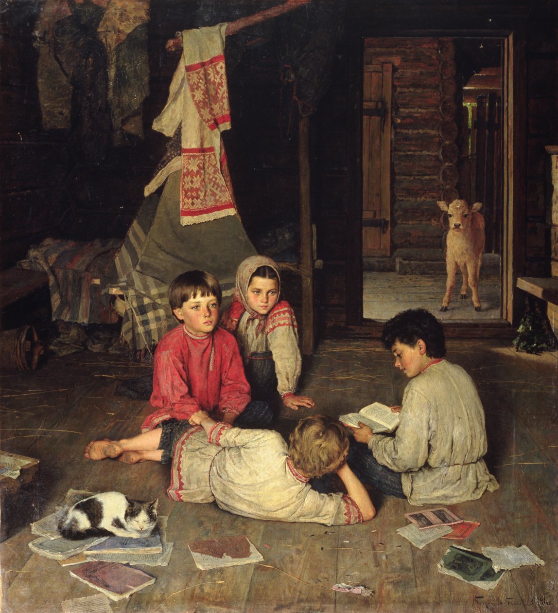 一个新的童话故事，1891年 作者 尼古拉·彼得罗维奇·博格达诺夫·贝尔斯基