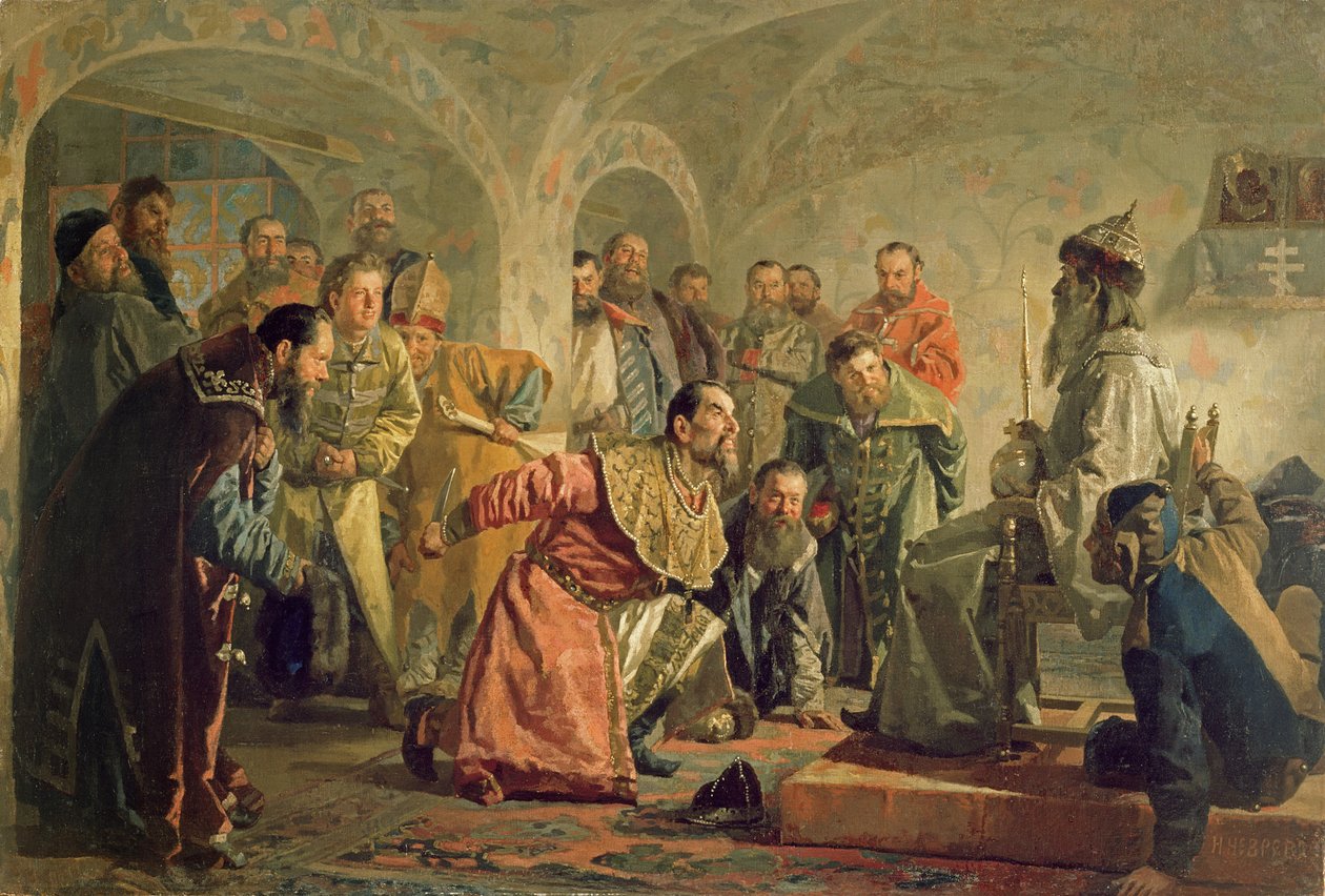 Ivan IV法院的Oprichnina（1530-84） 作者 尼古拉·瓦西里耶维奇·内夫雷夫