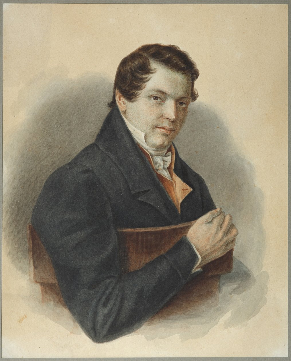 十进制主义者Mikhail Naryshkin的肖像1798-1863年，1832年 作者 Nikolai Alexandrovich Bestuzhev