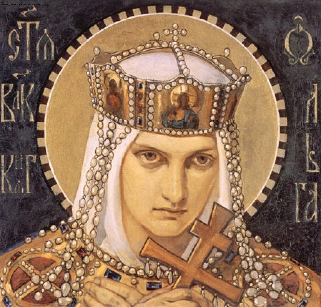 19世纪下半叶，基辅公主圣奥尔加（Saint Olga）。 作者 尼古拉·亚历山德罗维奇·布鲁尼