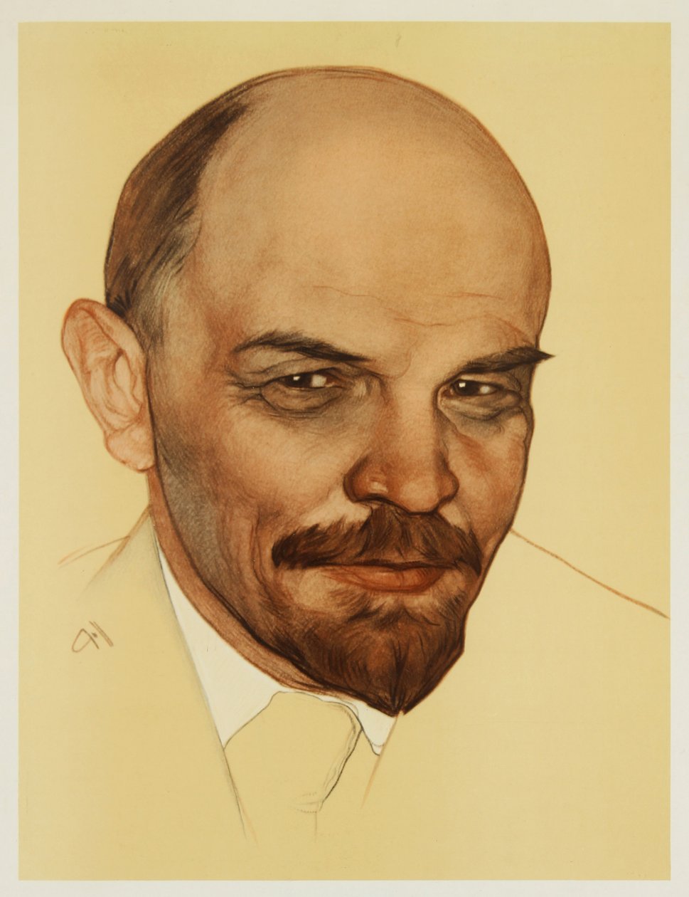 Vladimir Ilyich Lenin . 作者 尼古拉·安德烈耶维奇·安德烈耶夫