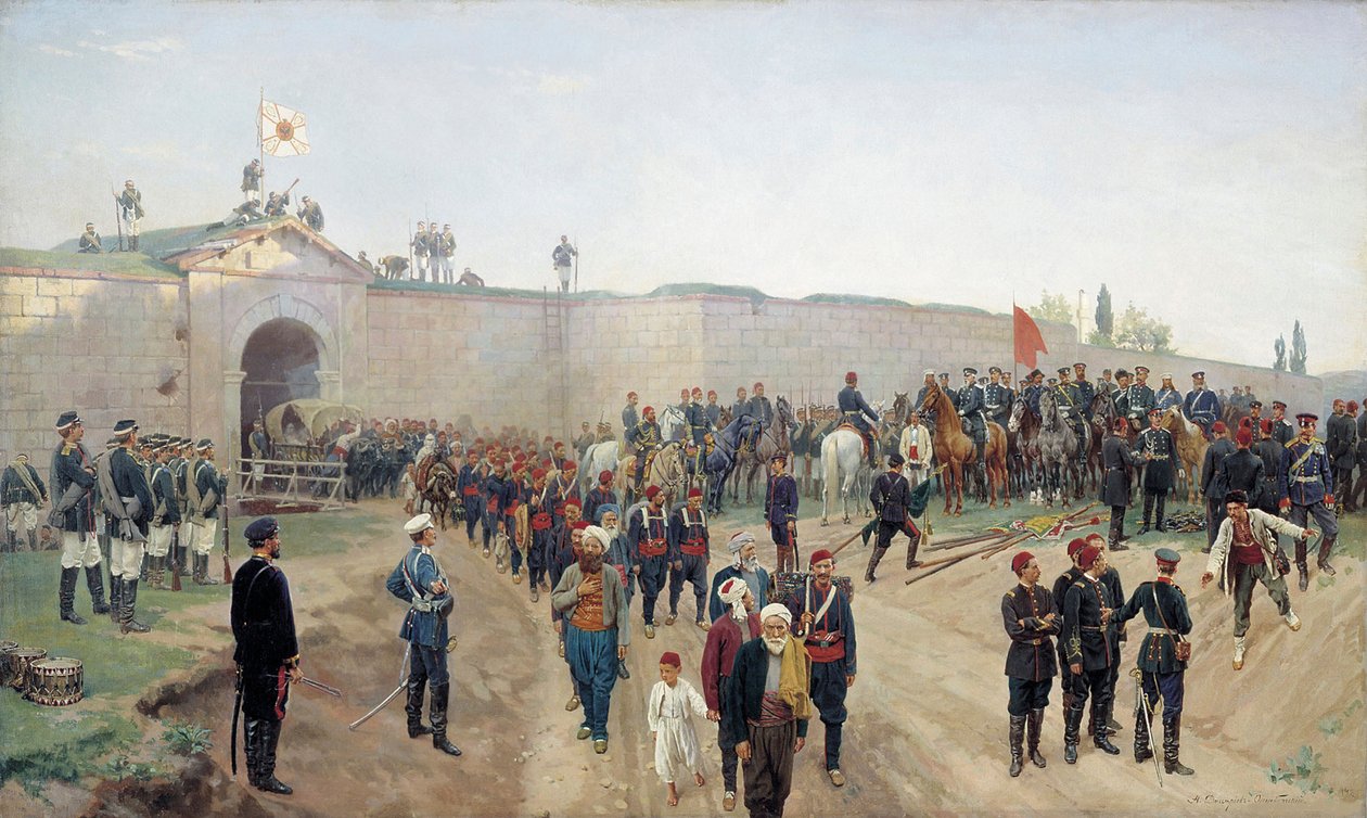 1877年6月4日土耳其在尼科波尔投降