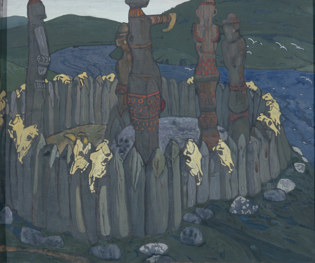 偶像，1901年 作者 尼古拉·康斯坦丁·诺维奇·罗里奇