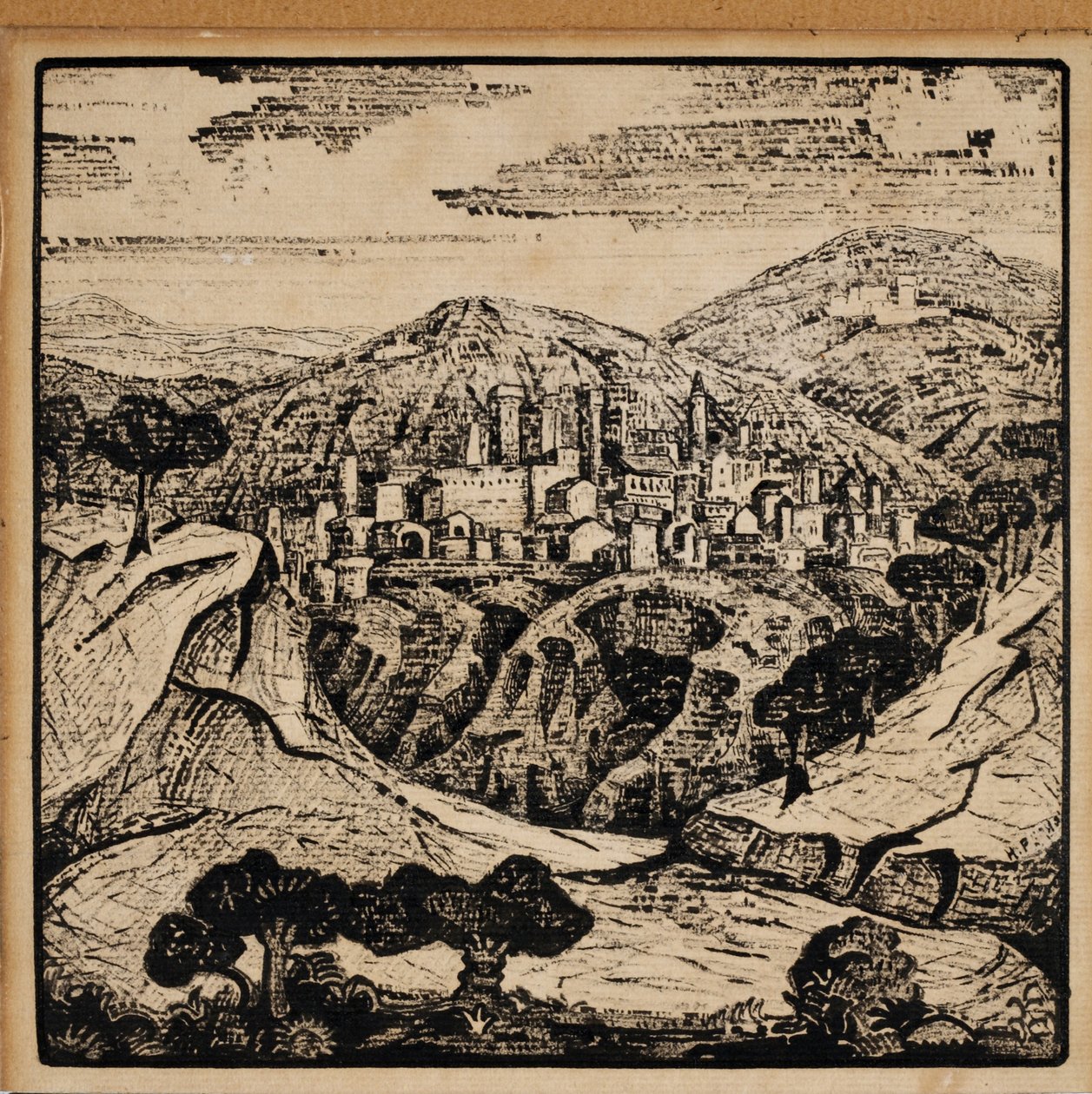 亚历山大·勃洛克（Alexander Blok）的意大利诗歌插图，1907年 作者 尼古拉·康斯坦丁·诺维奇·罗里奇