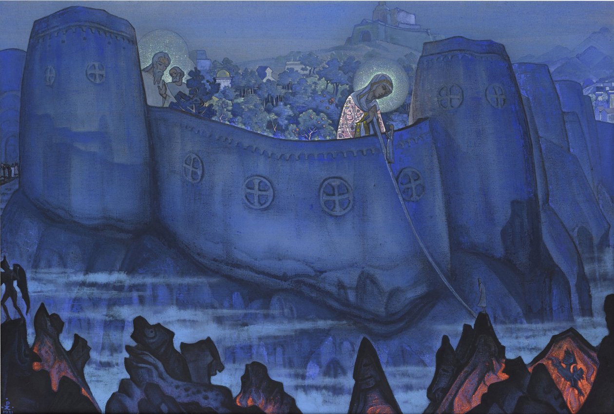 麦当娜迪LAVORO，1931年 作者 尼古拉·康斯坦丁·诺维奇·罗里奇