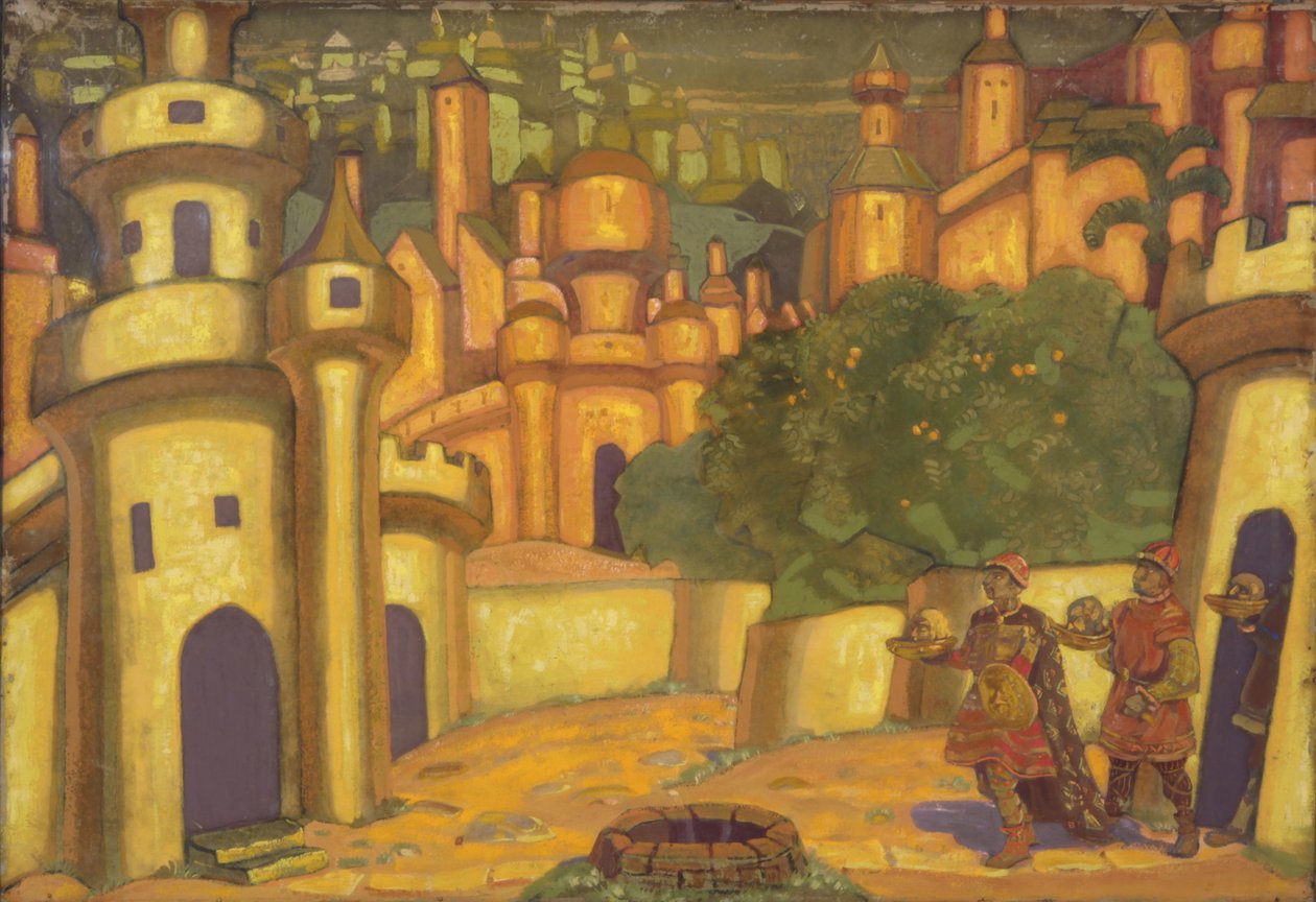 祭品，1910年 作者 尼古拉·康斯坦丁·诺维奇·罗里奇