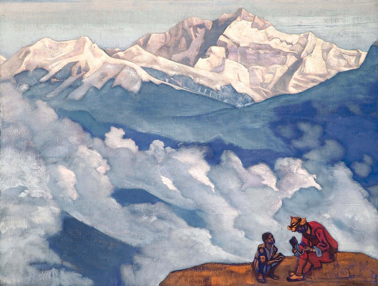 《搜寻明珠》，1924年。 作者 尼古拉·康斯坦丁·诺维奇·罗里奇