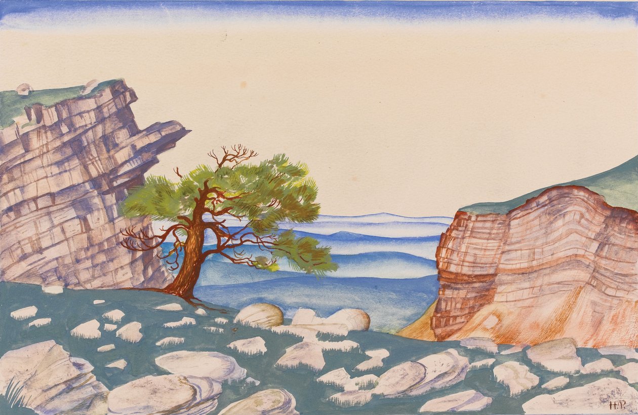 I. Stravinsky的芭蕾舞剧《春之祭》的舞台设计 作者 尼古拉·康斯坦丁·诺维奇·罗里奇