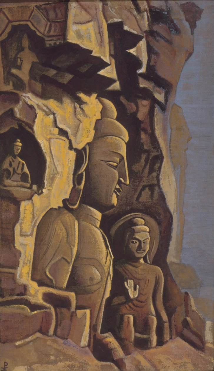 云冈，1937年 作者 尼古拉·康斯坦丁·诺维奇·罗里奇
