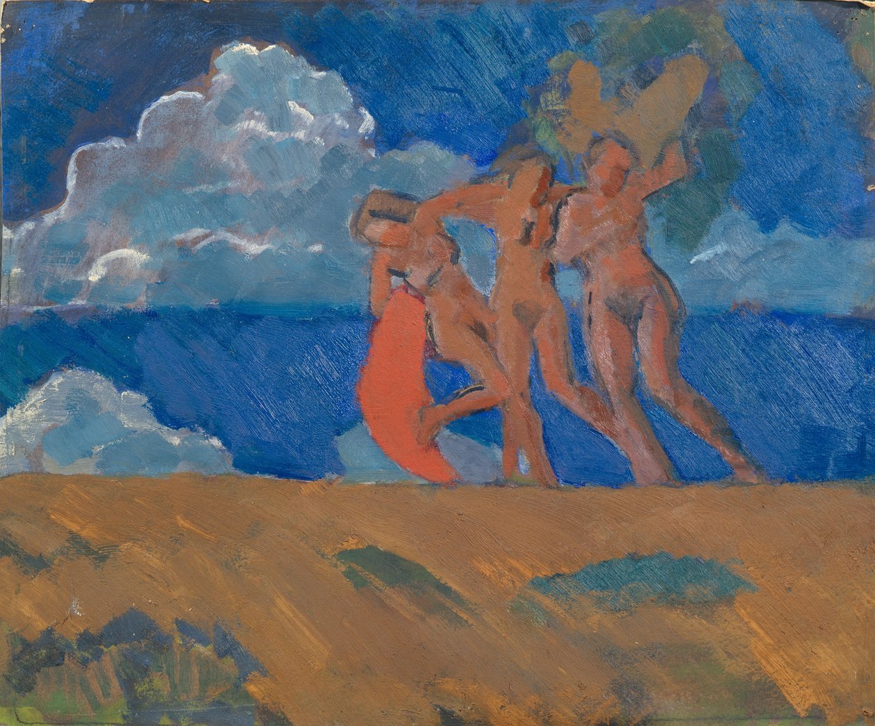 Maenads, 1914 作者 尼古拉·巴甫洛维奇·乌里扬诺夫