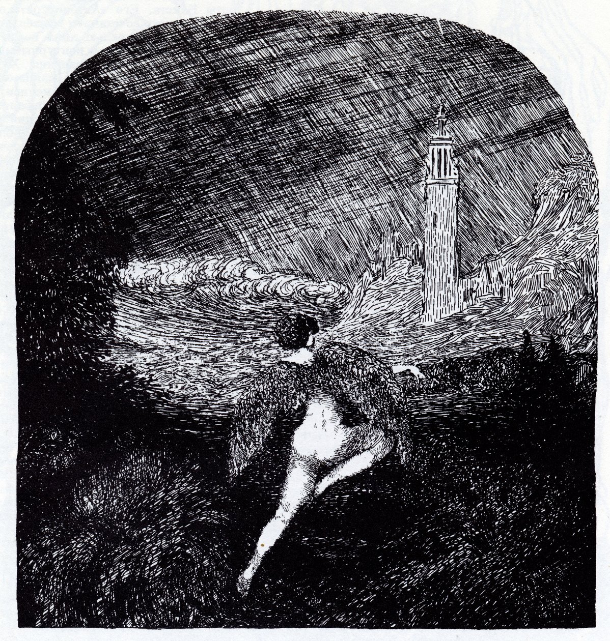 浪漫主义。象征主义杂志Vesy The Balance，1905年 作者 尼古拉·彼得罗维奇·费非拉科夫