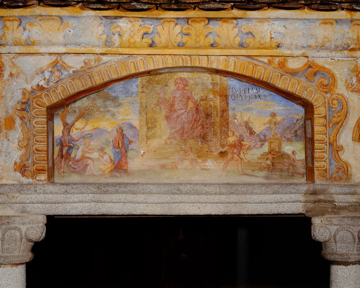 奥林匹亚宙斯的雕像，来自“世界奇迹之井”（&39;Pozzo delle Meraviglie&39;），1669-73 作者 尼古拉斯·席尔