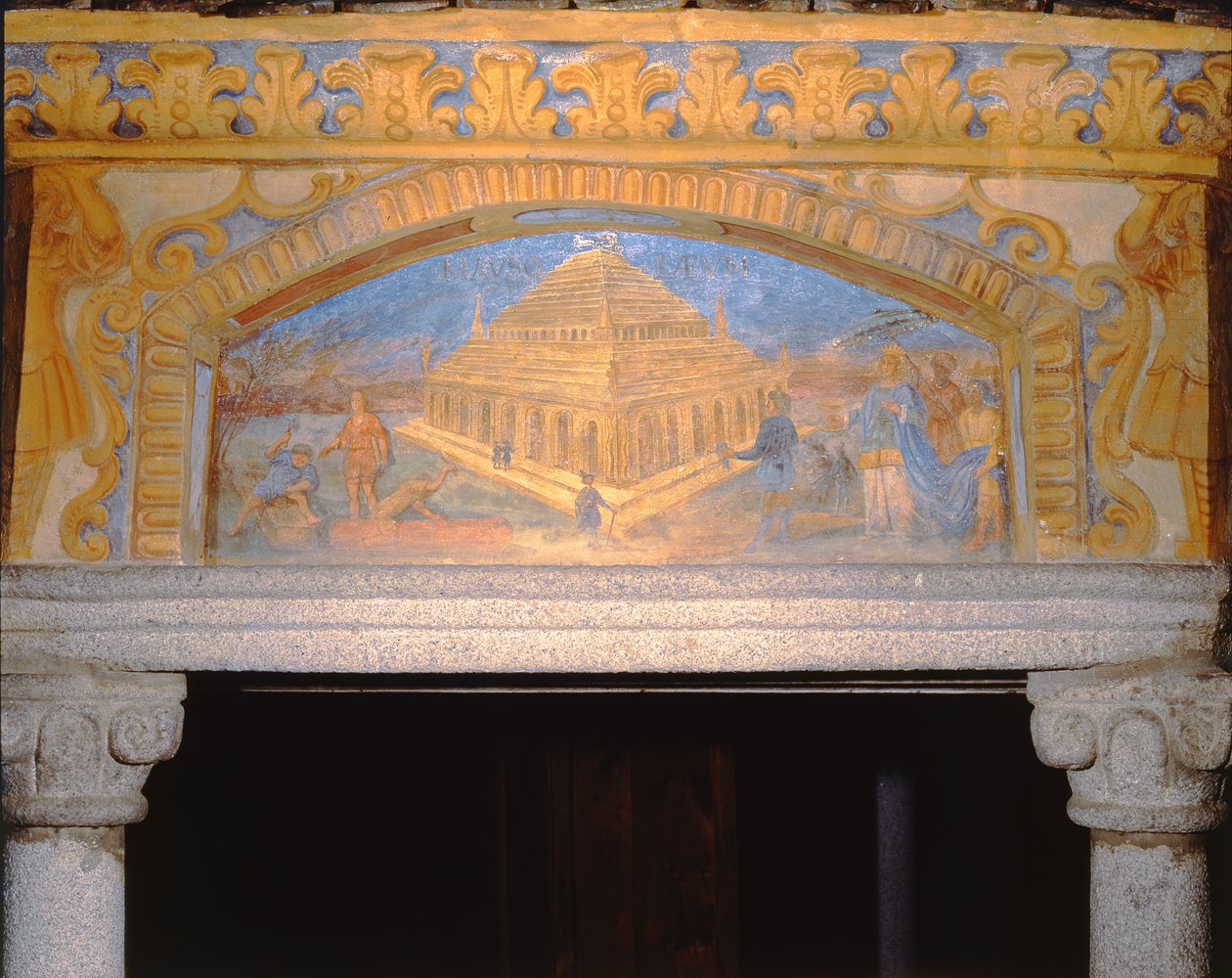 Halicarnassus的陵墓，来自“世界奇观之井”（&39;Pozzo delle Meraviglie&39;），1669-73 作者 尼古拉斯·席尔