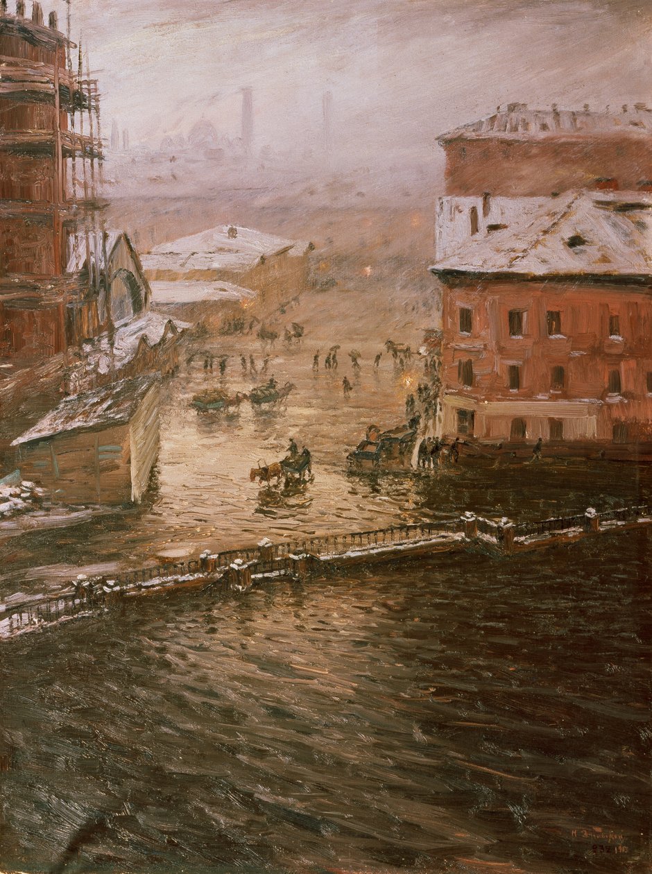 1903年在圣彼得堡洪水泛滥 作者 尼古拉（Nikolay Nikanorovich）Dubovskoy