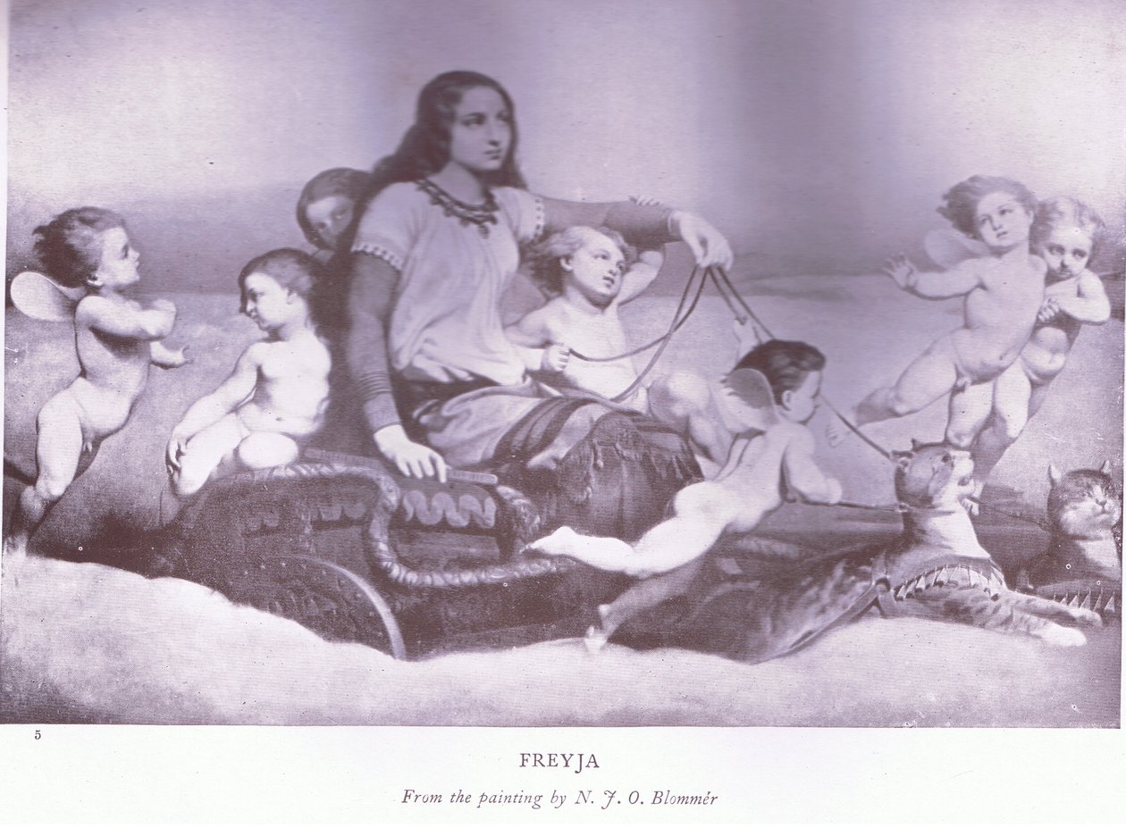 Freyja，20世纪20年代 作者 尼尔斯·布洛默（Nils Blommer）