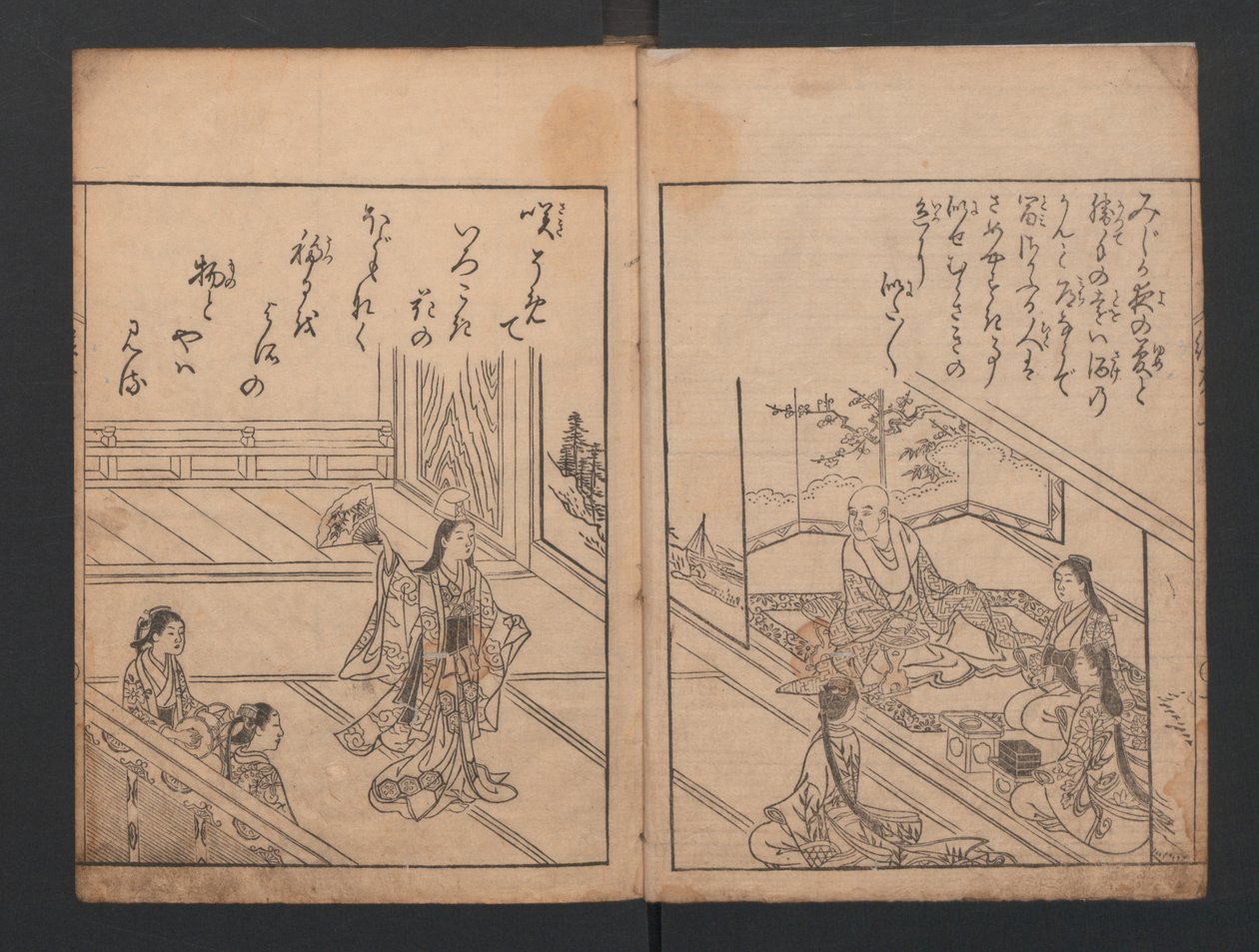 图画书：千年之山Ehon Chitose-yama, 1740., 1740. 作者 西川助信