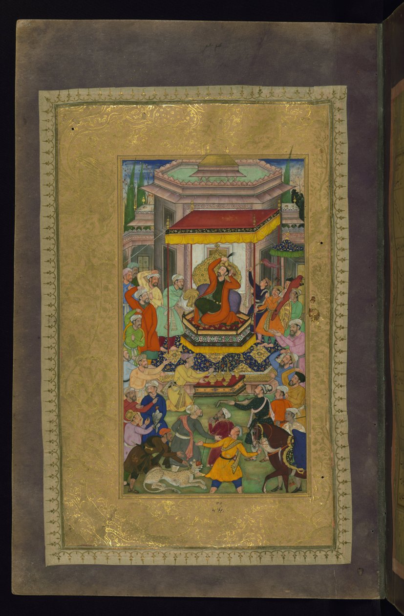 亚历山大大帝在波斯波利斯登基 作者 Nizami Ganjavi