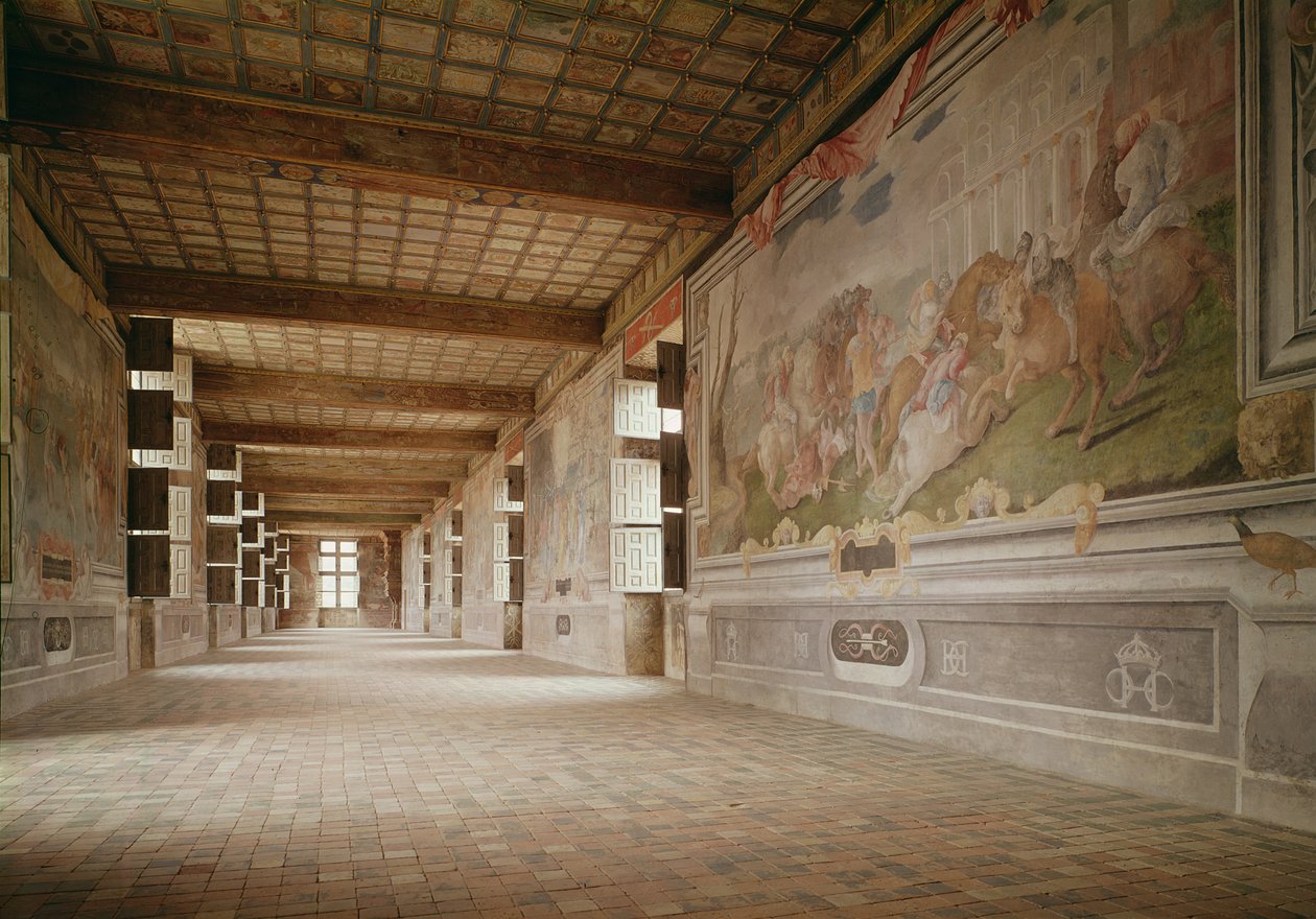 来自Salle des Gardes的Aeneid的场景 作者 诺埃尔·贾利尔（Noel Jallier）