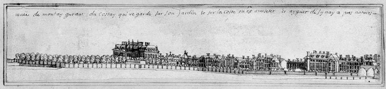 Montagu House，c.1700（钢笔和墨水） 作者 诺埃尔·加斯林