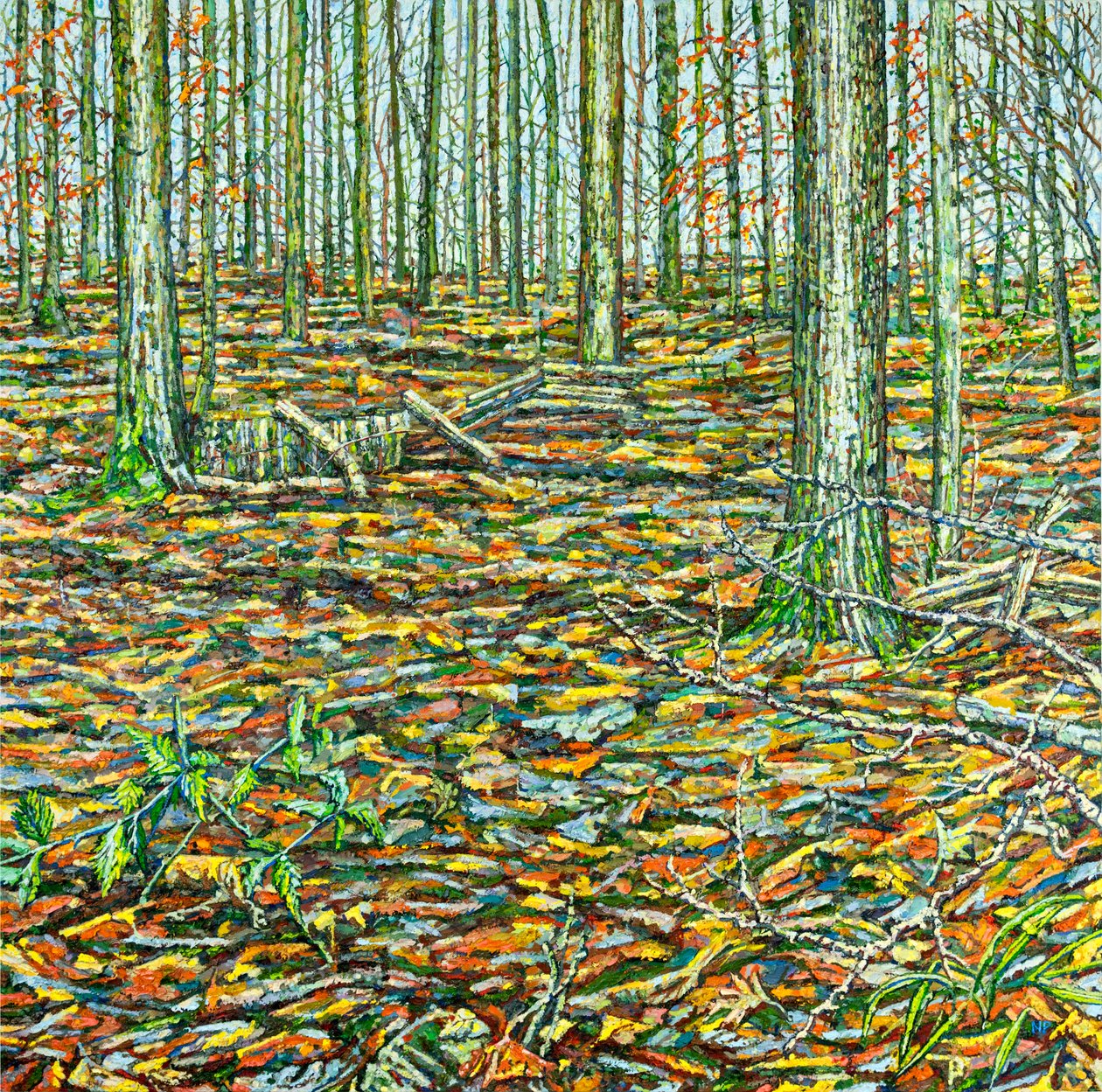 Orches Groundscape》，2023 年（布面油画） 作者 诺埃尔·潘恩
