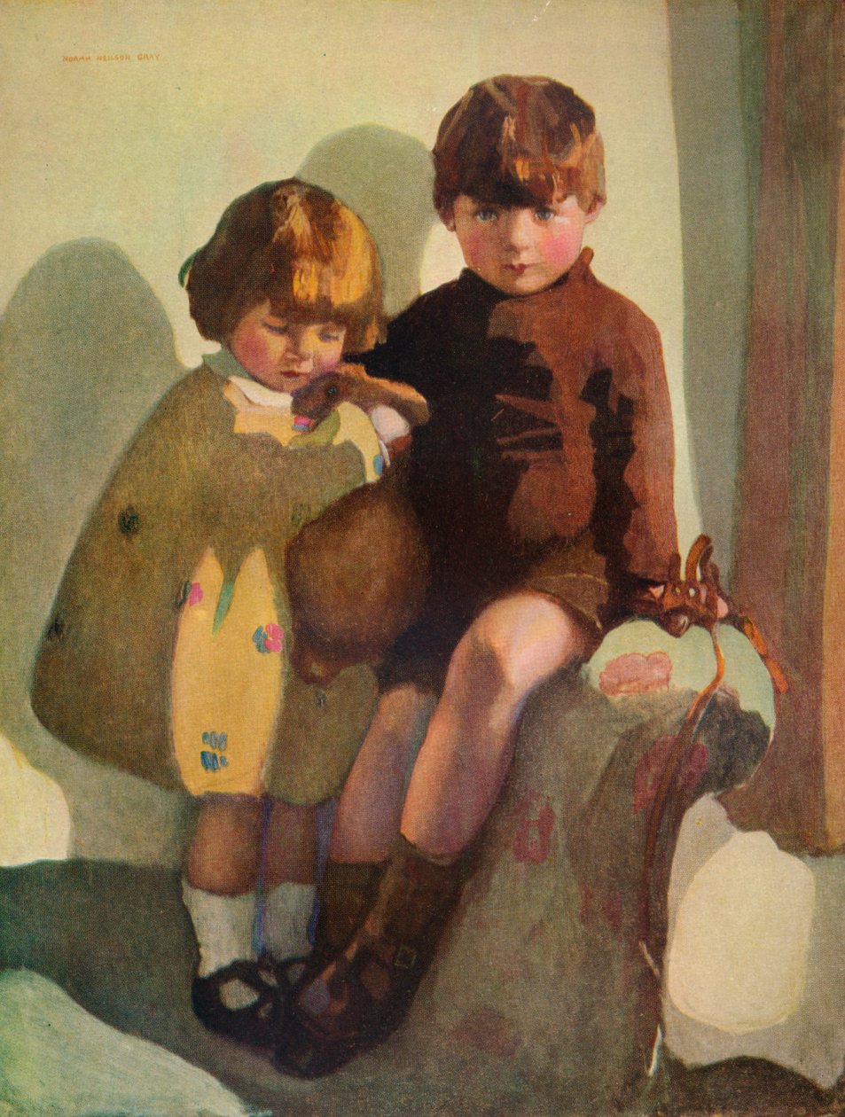 伊恩（Ian）和罗斯玛丽（Rosemary），c1923 作者 诺拉·尼尔森·格雷