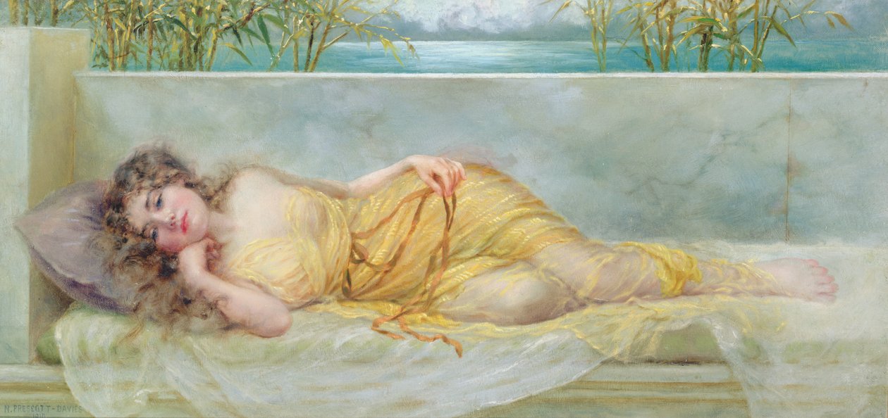 遐想，1910年 作者 诺曼·普雷斯科特·戴维斯（Norman Prescott Davies）