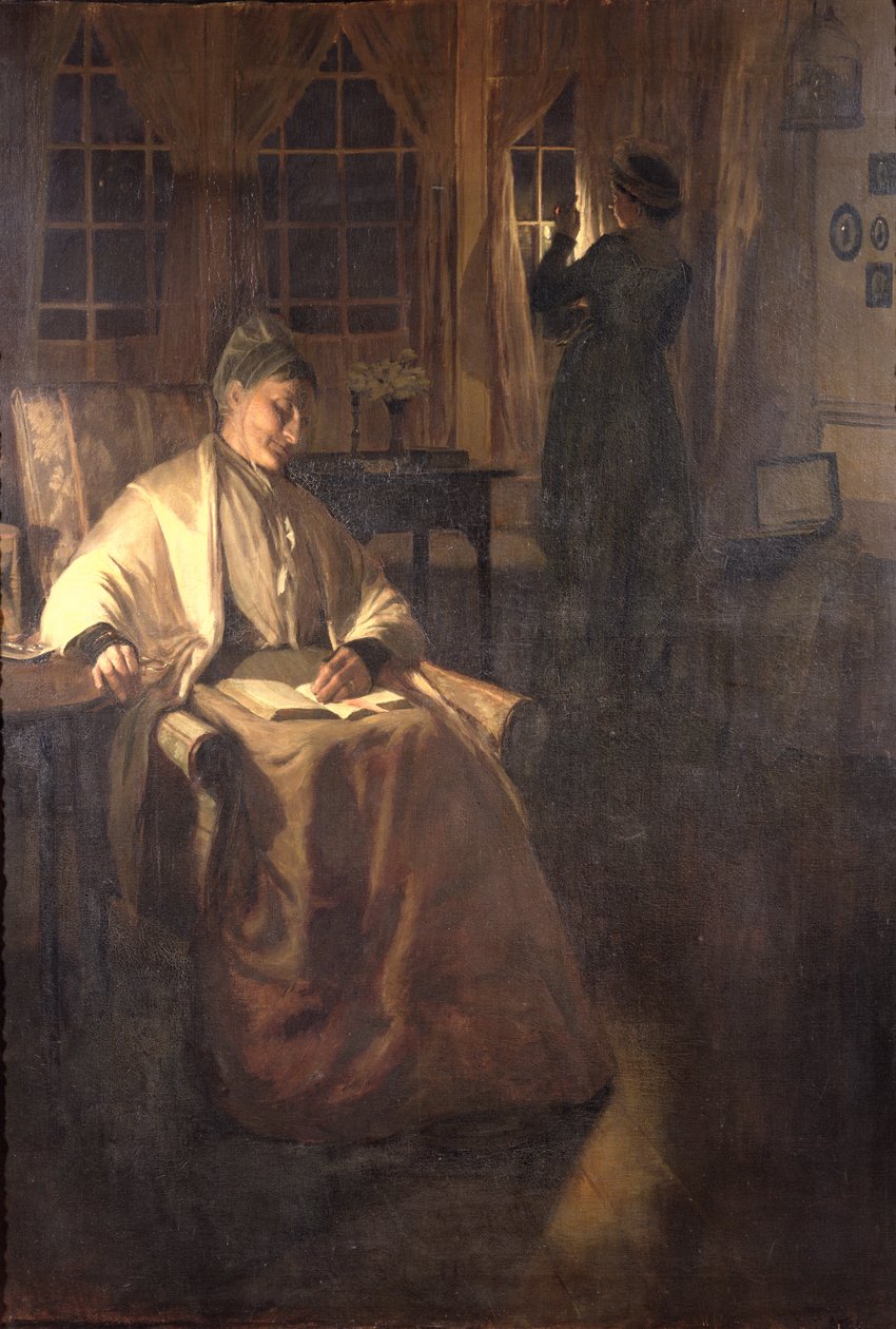 她的信号，c.1892 作者 诺曼·加斯汀