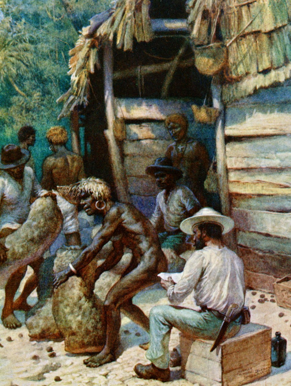 1908年，南海岛的一位商人和他的象牙坚果 作者 诺曼·哈迪