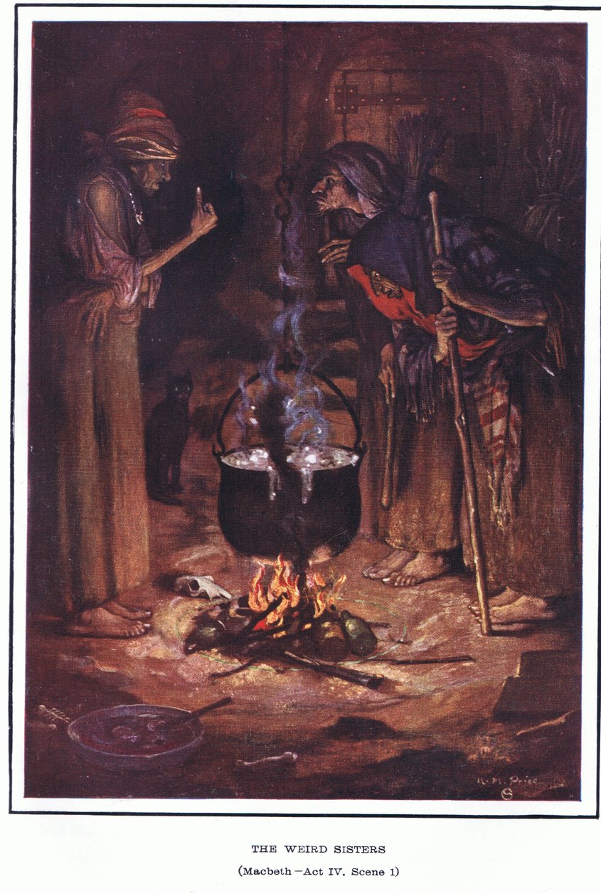 The weird sisters (MacBeth) 作者 诺曼米尔斯价格