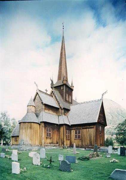 Lom stat教堂（Stavkyrkje） 作者 挪威学校