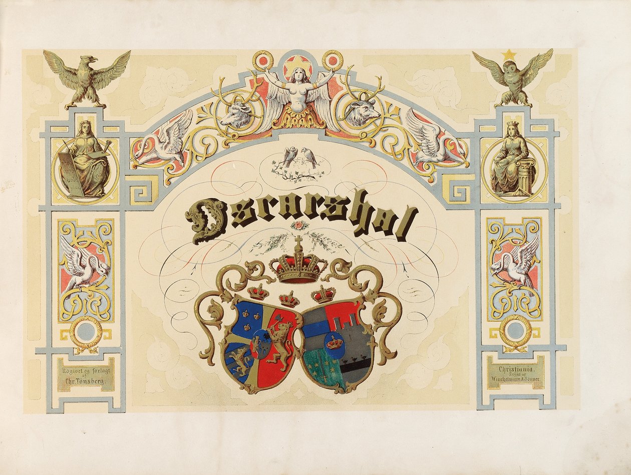 Oscarshal标题页，1852年 作者 挪威学校