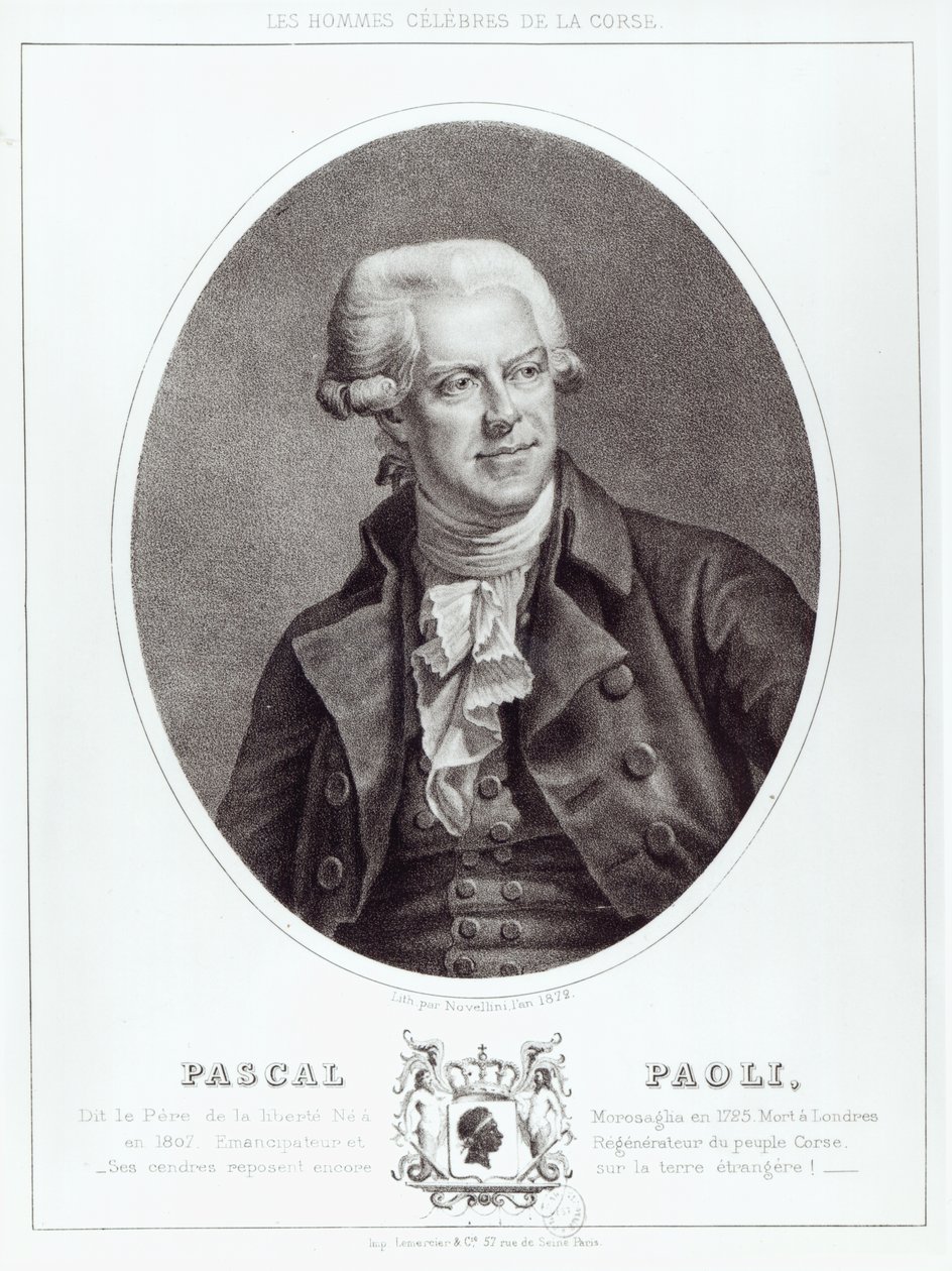 Pascal Paoli，1872年 作者 诺韦利尼