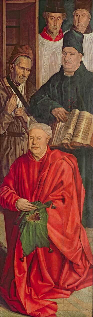 文物小组，来自圣文森特的Polyptych，c.1465 作者 努诺·贡萨尔维斯（Nuno Goncalves）或冈萨维斯（Gonzalvez）