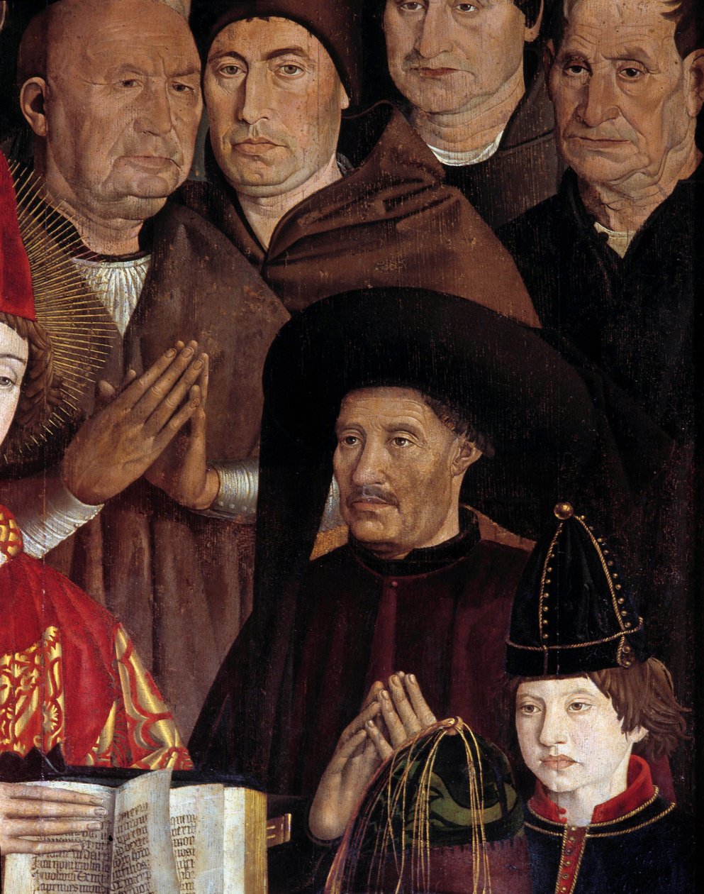 圣文森特的多联画（Paineis de Sao Vicente de Fora）。 Henri Le Navigateur (1394-1460) 的肖像，葡萄牙王子。 15 世纪葡萄牙画家努诺·贡萨尔维斯 (Nuno Goncalves) 的画作细节。 里斯本国家古代艺术博物馆 作者 努诺·贡萨尔维斯（Nuno Goncalves）或冈萨维斯（Gonzalvez）