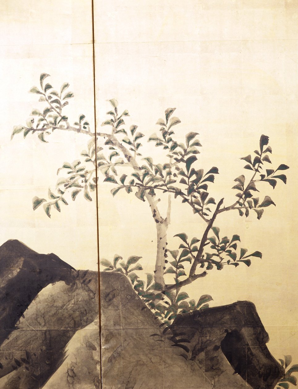 山水虎（金箔设色） 作者 国井大文