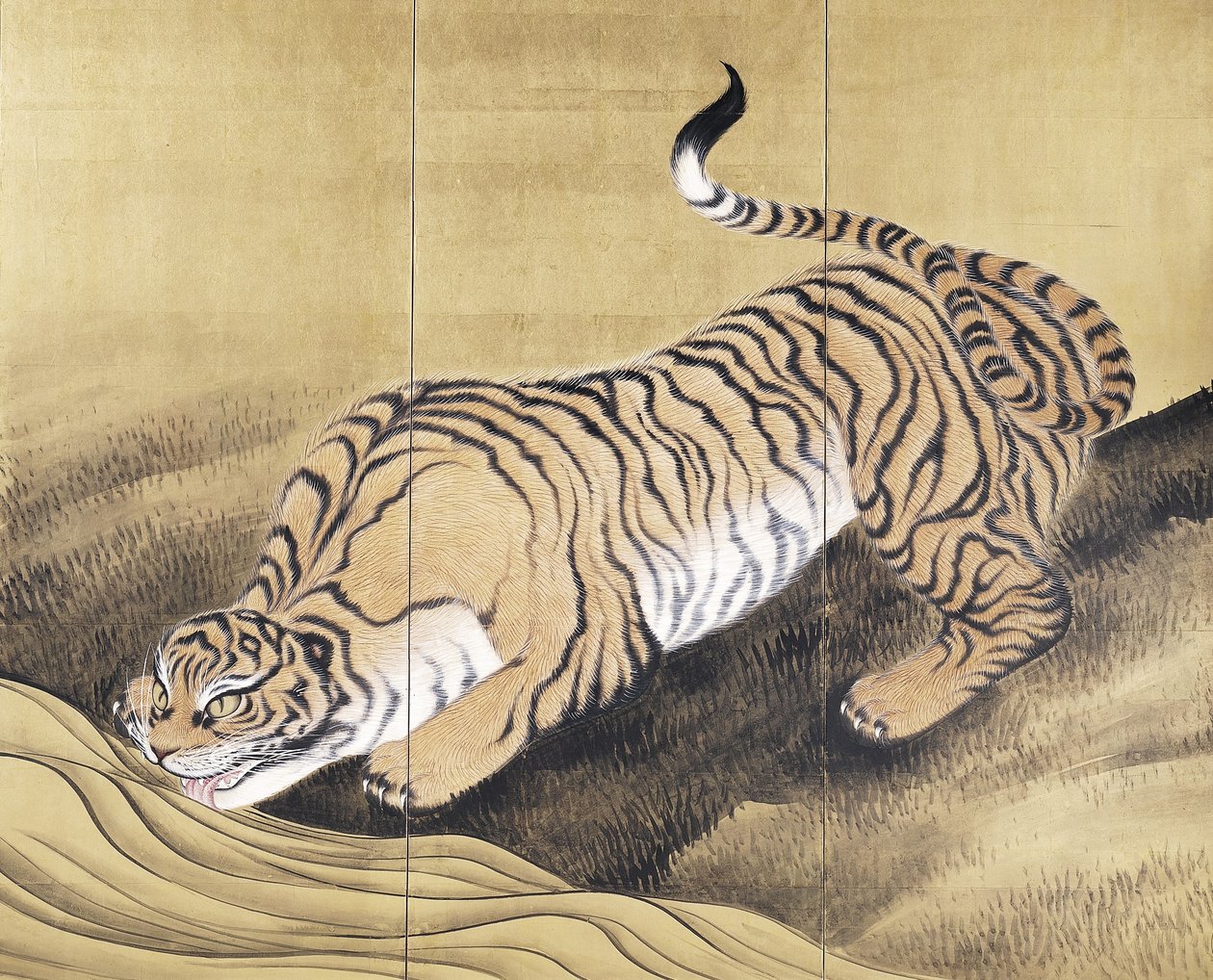 风景中的老虎 作者 国井大文