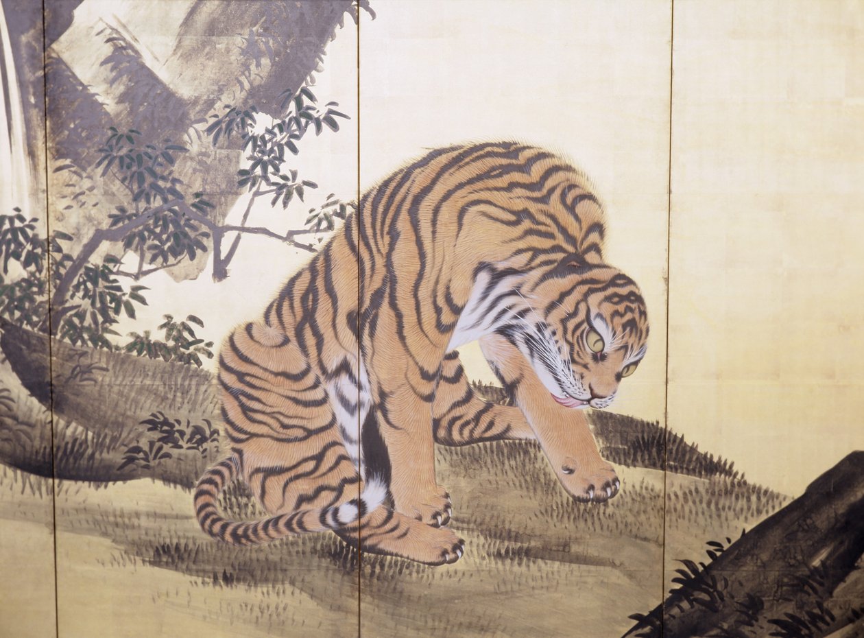 风景中的老虎 作者 国井大文