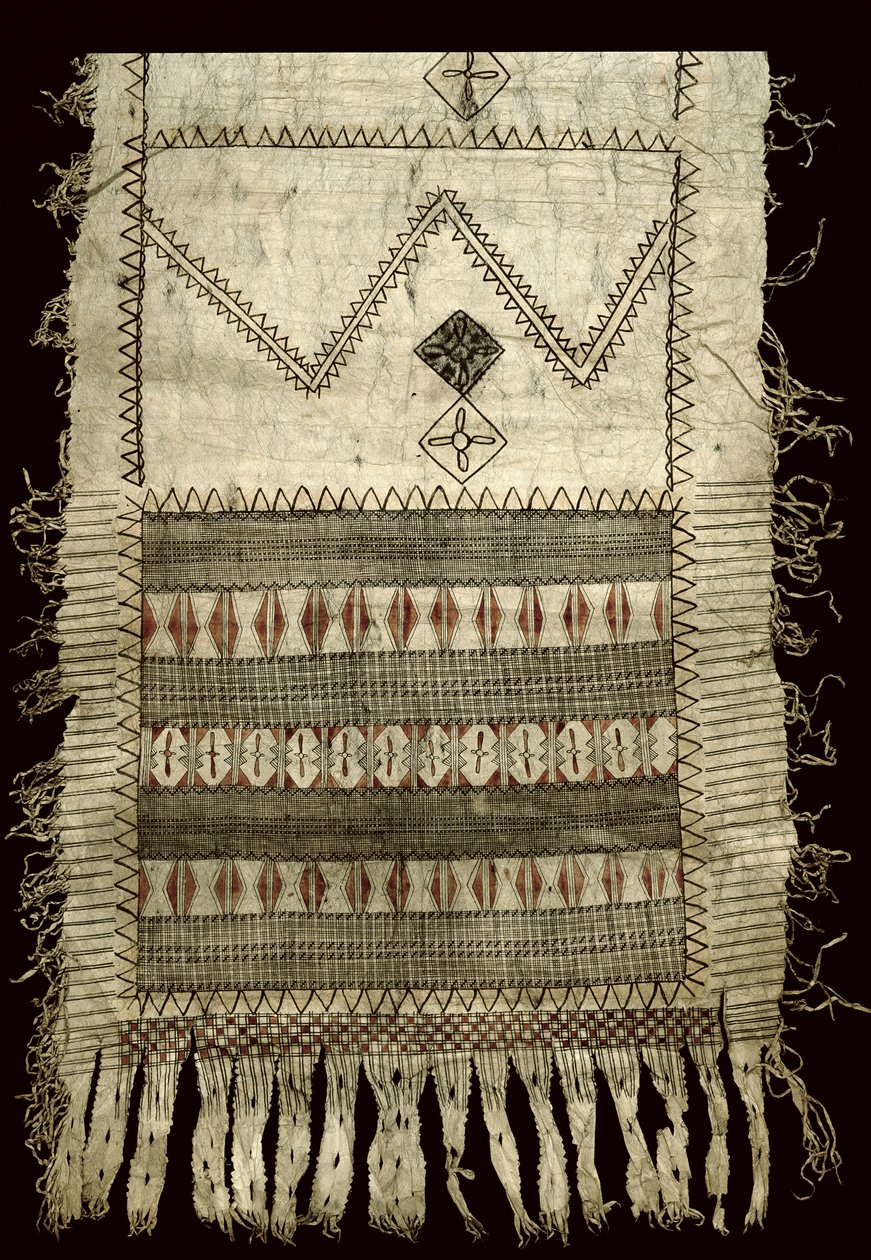 Bark Cloth，Futuna（树皮布） 作者 海洋的