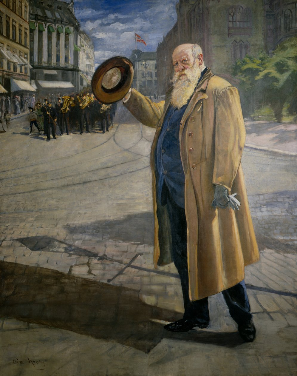 卡尔-约翰的 Christian Krohg 作者 小田克罗格