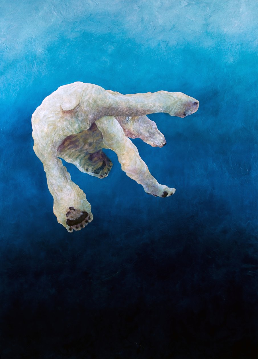 Ursus maritimus 1，2010 年（亚麻布上的丙烯颜料） 作者 奥迪尔·基德