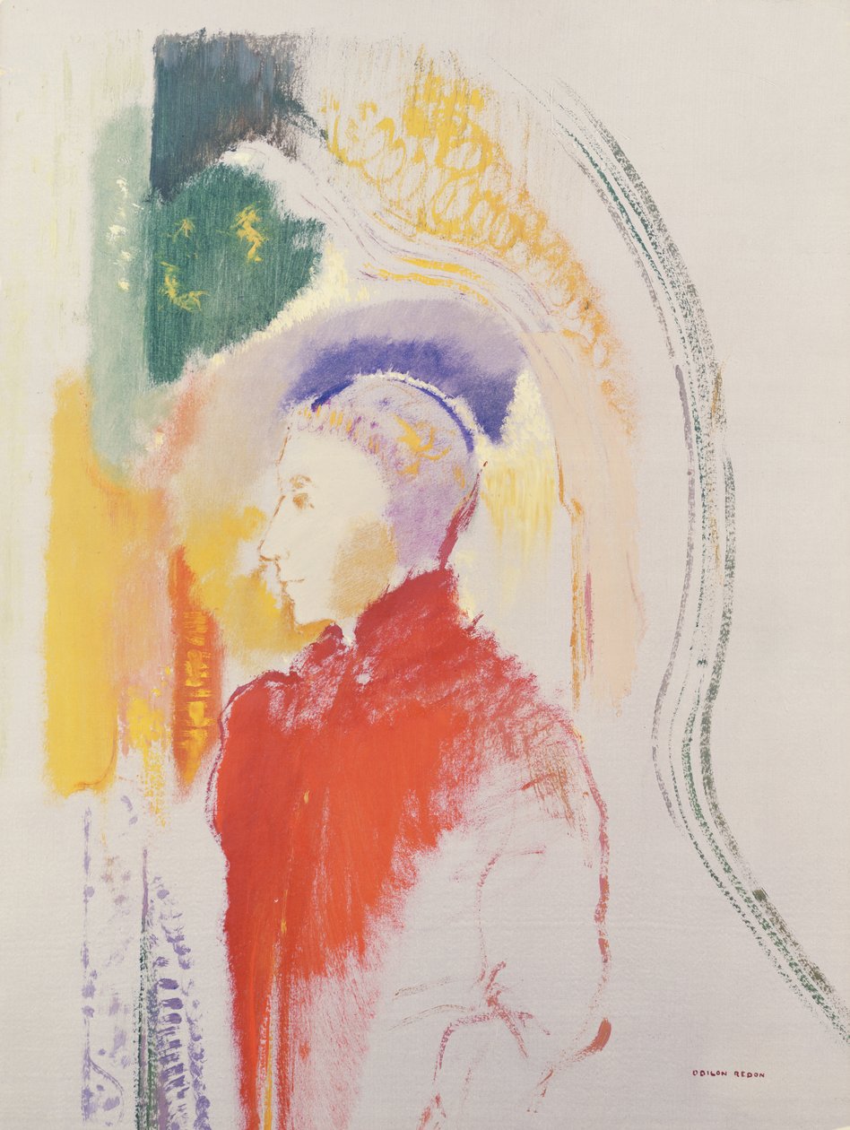 一个图 作者 奥迪隆·雷顿（Odilon Redon）