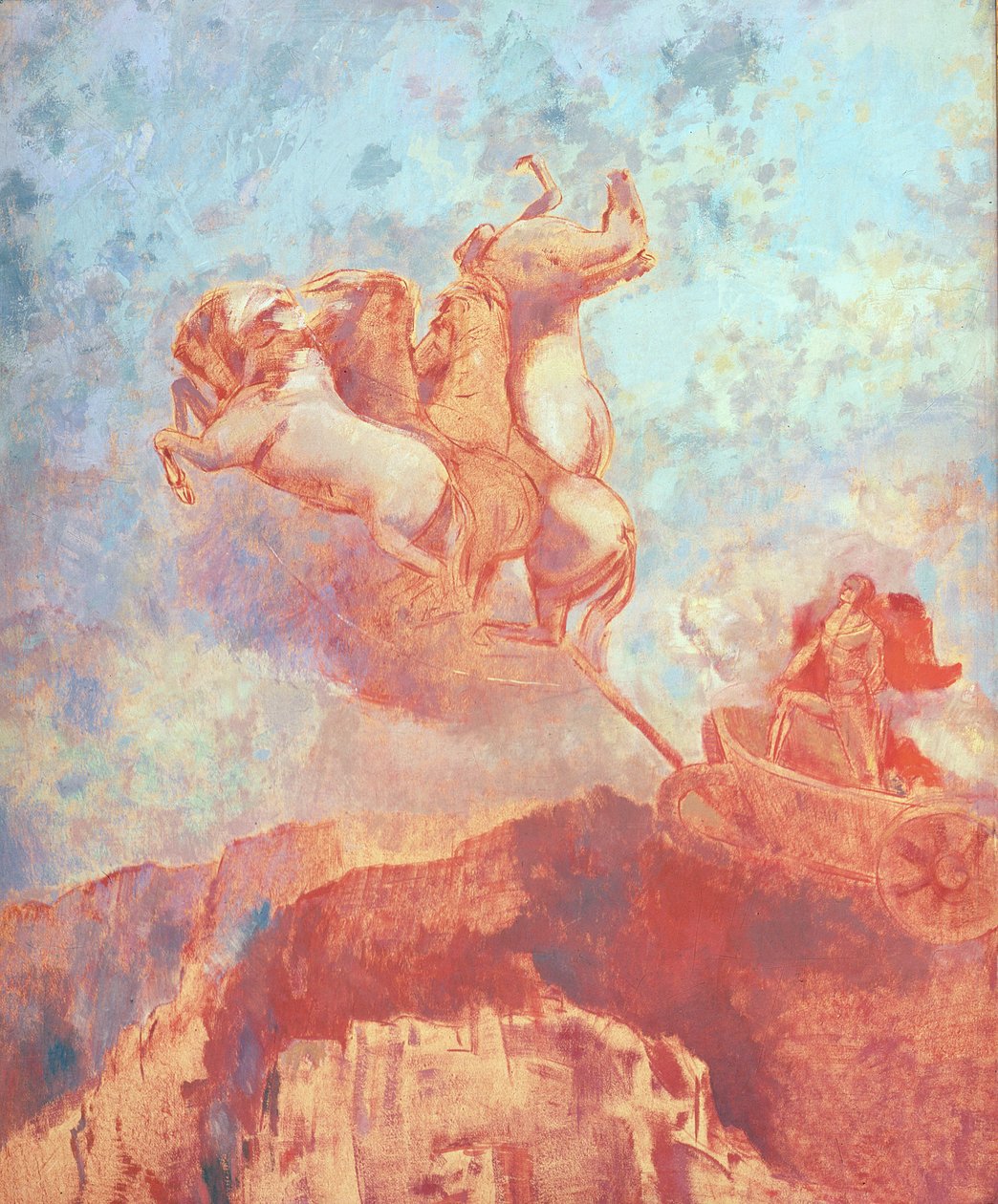 阿波罗战车，c.1908 作者 奥迪隆·雷顿（Odilon Redon）