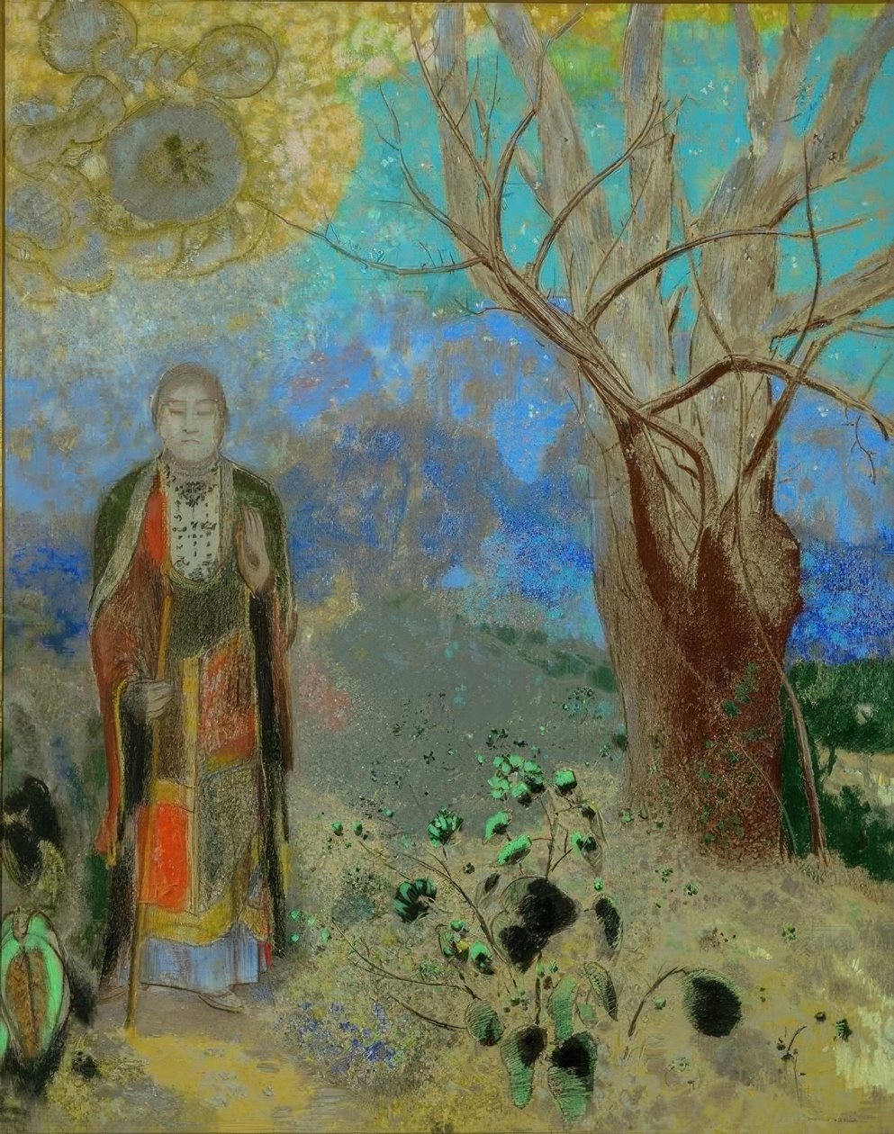 佛陀 作者 奥迪隆·雷顿（Odilon Redon）