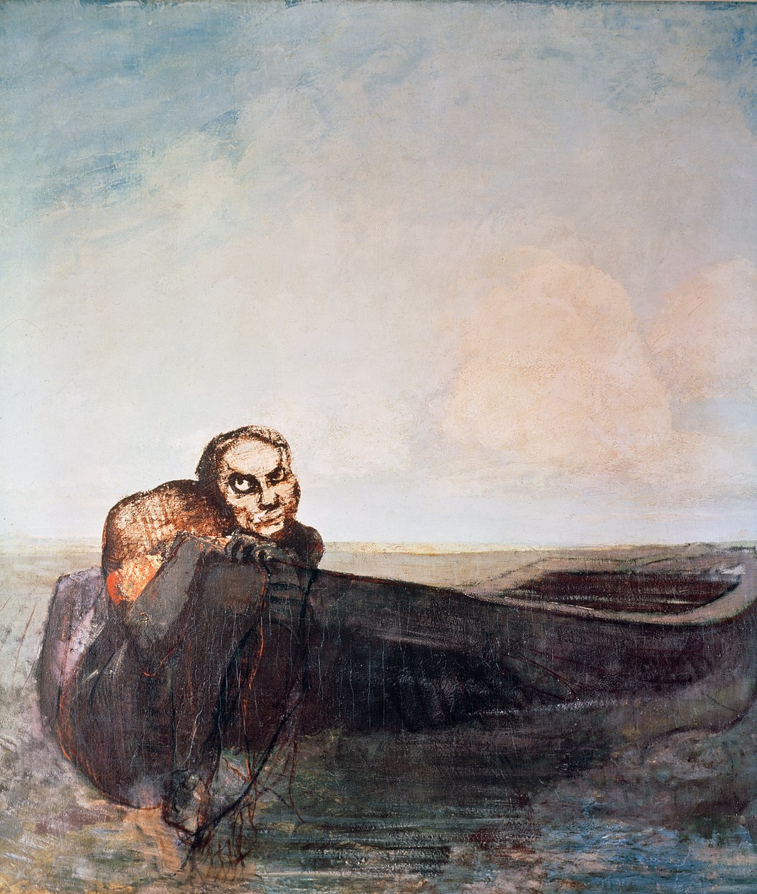 命运的天使 作者 奥迪隆·雷顿（Odilon Redon）