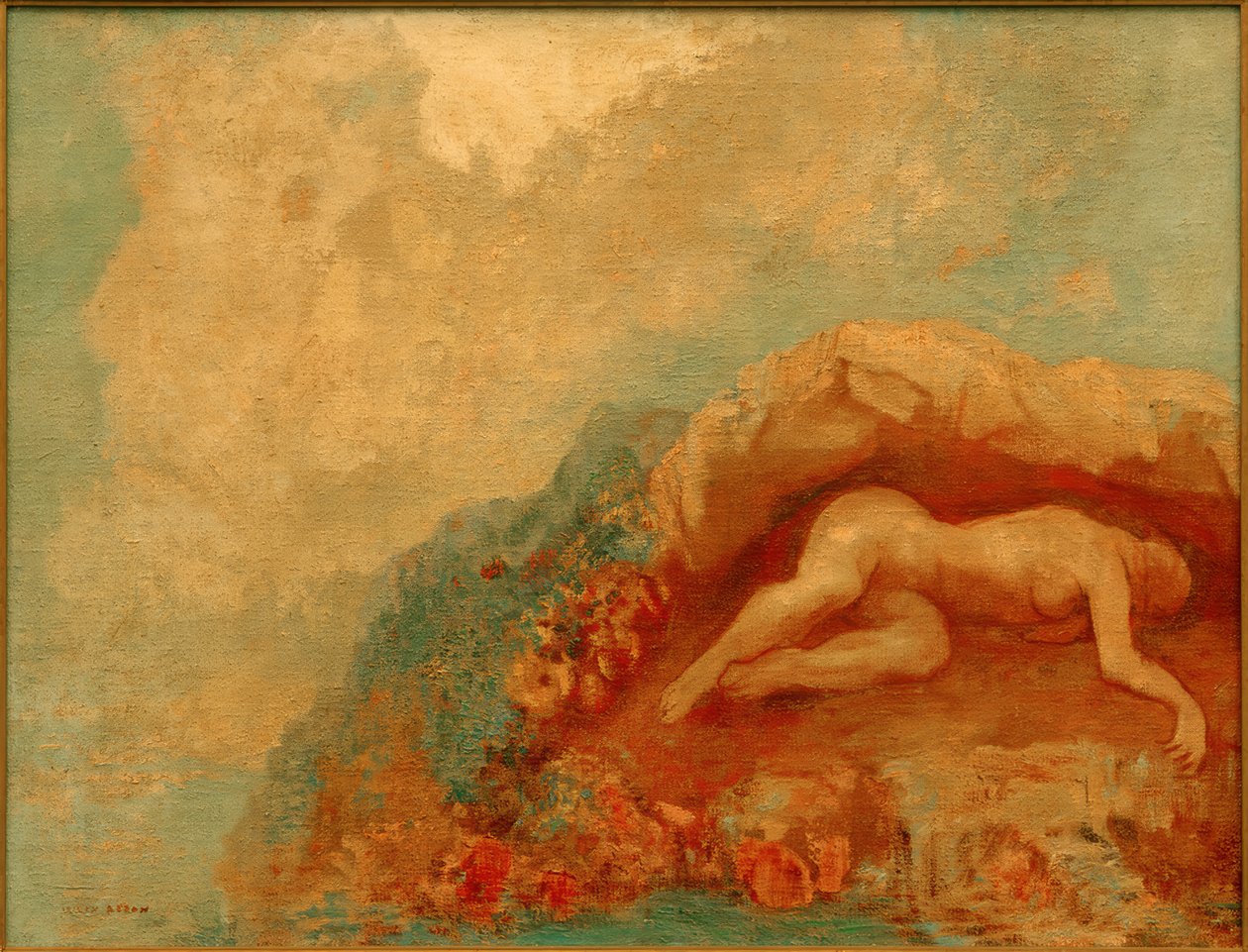 俘虏 作者 奥迪隆·雷顿（Odilon Redon）